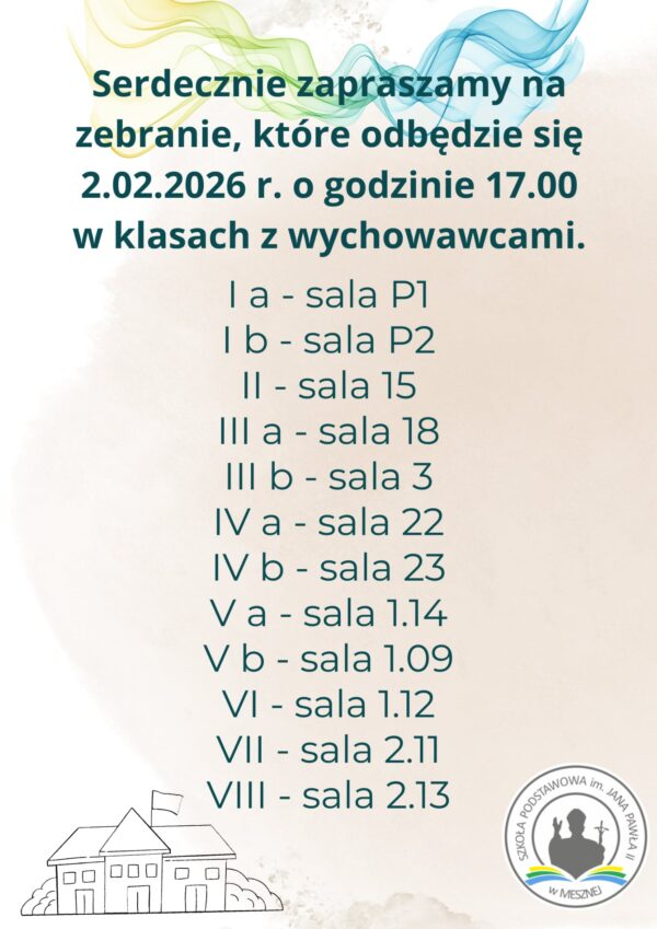 Zebranie Rodziców 🤝💬